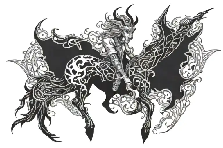 nightblood from Branson Sanderson's cosmere sleeve tattoo design idea