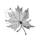 Maple Leaf tattoo design idea
