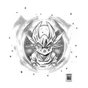 dragon ball z tattoo design idea
