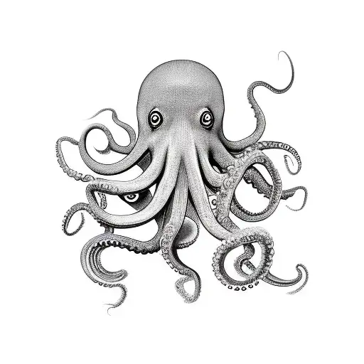 Successful Octopus tattoo design idea