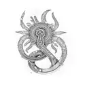 kokopelli tattoo design idea