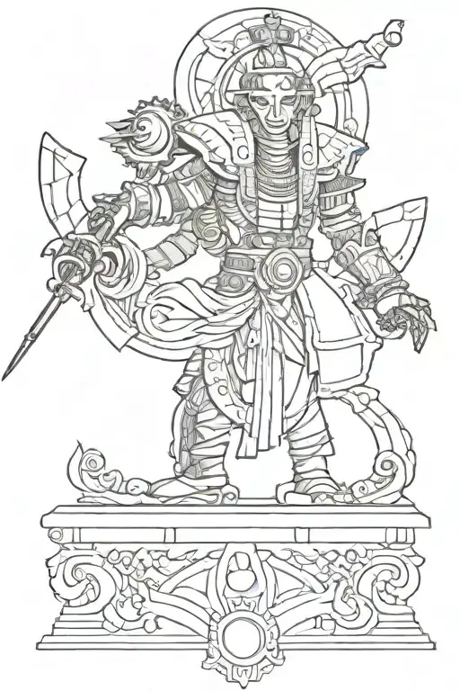osiris tattoo design idea