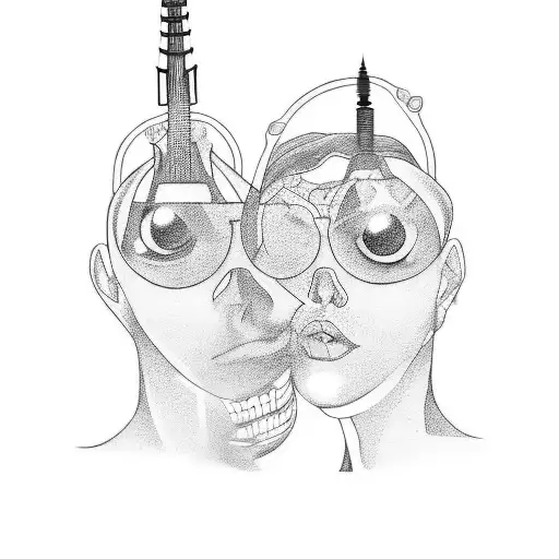 A tattoo inspired by the song 'Will We Talk?' by Sam Fender tattoo design idea