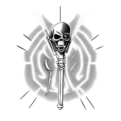 Grim Reaper tattoo design idea