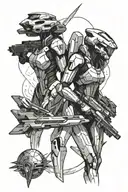 Mass Effect tattoo design idea