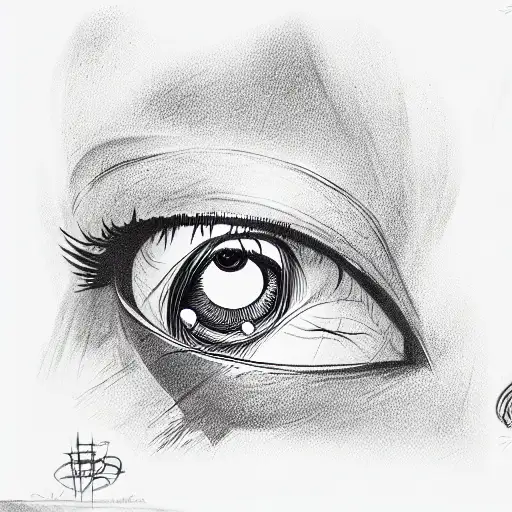 Evil Eye tattoo design idea