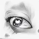 Evil Eye tattoo design idea