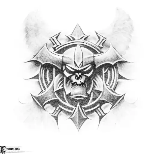 Warhammer 40k, chaos tattoo design idea