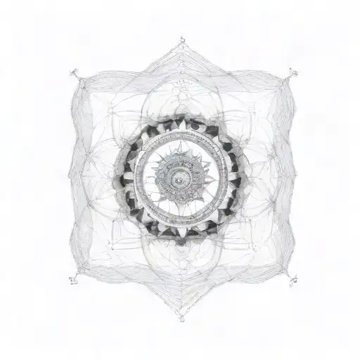 7 chakras tattoo design idea