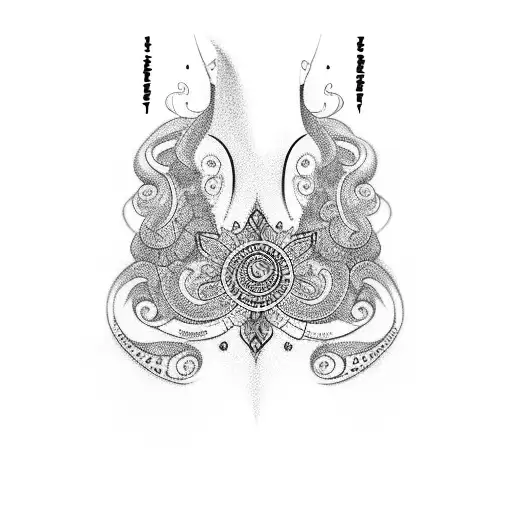supriya name on neck tattoo design idea