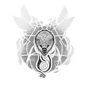 supriya name on neck tattoo design idea