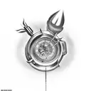 "slave" tattoo design idea