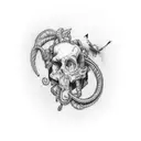 "slave" tattoo design idea