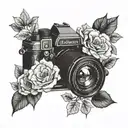 photography tattoo design idea