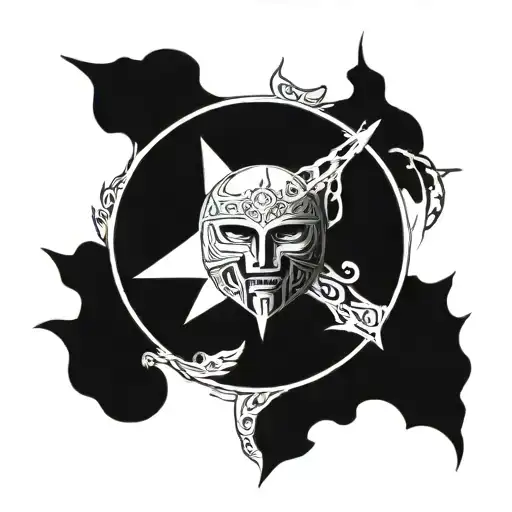 Berserk Eclipse with libra sing tattoo design idea