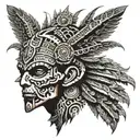 Aztec tattoo design idea