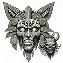 Aztec tattoo design idea