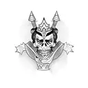 court jester  tattoo design idea