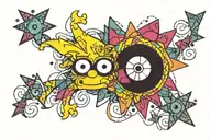 Lisa Simpson tattoo design idea