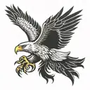 eagle wing tattoo design idea
