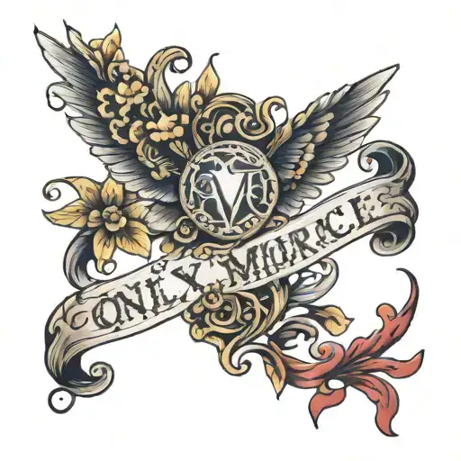 only word Miracle tattoo design idea
