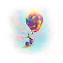 alma volando tattoo design idea