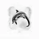 Dolphin tattoo design idea