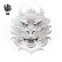 Foo Dog tattoo design idea