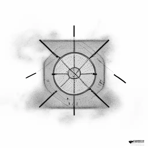 A soccer field with the number 31 marked on the yard lines tattoo design idea