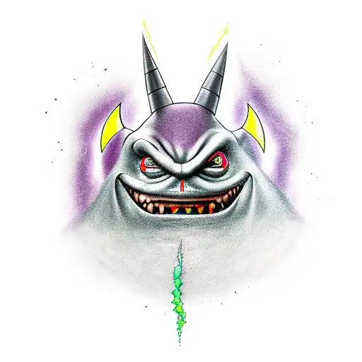 Gengar tattoo design idea