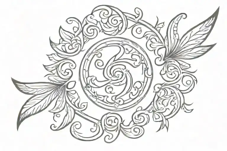 emotion and hope symbol tattoo design idea
