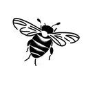 Honey Bee, simple tattoo design idea