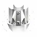 thor's hammer tattoo design idea