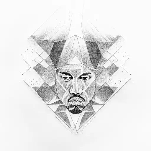 kanye west tattoo design idea