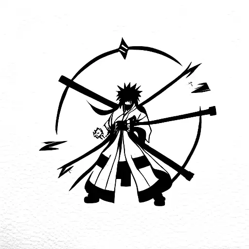 Urahara Kisuke from Bleach tattoo design idea