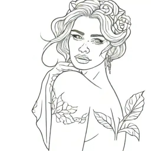 Pacha mama tattoo design idea