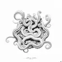 tentacle tattoo design idea