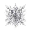denizin ortasında tek başına kalmış bir erkek  tattoo design idea
