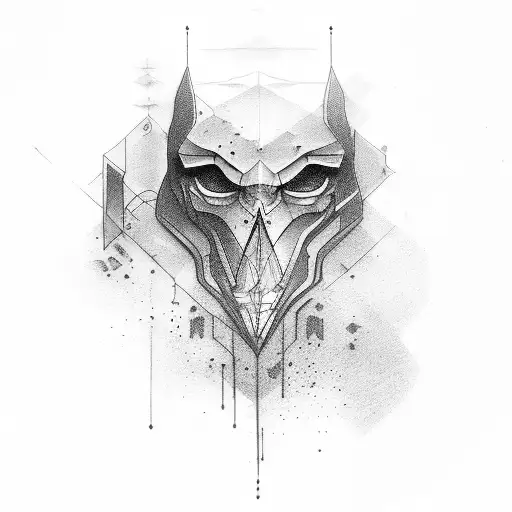 light meets dark tattoo design idea