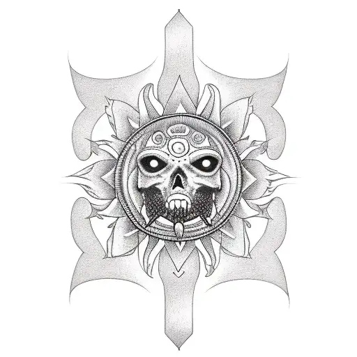 sol de mayo tattoo design idea