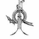 arco e flecha  tattoo design idea