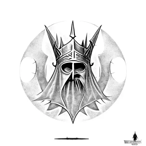 Witch king of Angmar  tattoo design idea