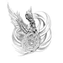 cyprus, england, double helix  tattoo design idea