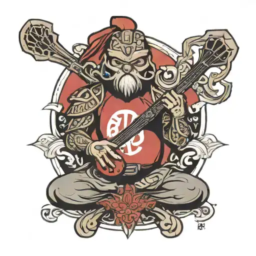 meditation, buckeyes, spirituality, cooking, hockey, lacrosse, travel, boating, god, kyen, Maverick  tattoo design idea