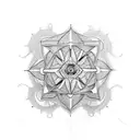 symmetry  tattoo design idea