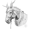 knight tattoo design idea