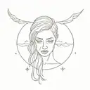 Silence tattoo design idea