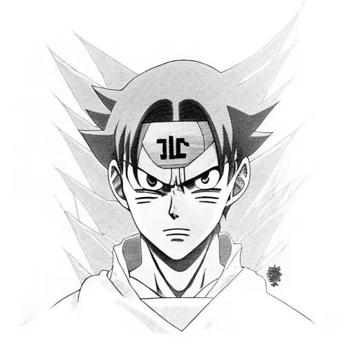 Itachi, luffy gear 5, goku, sailor, tribal tattoo design idea