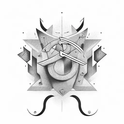 strong strength go on never give up tattoo design idea