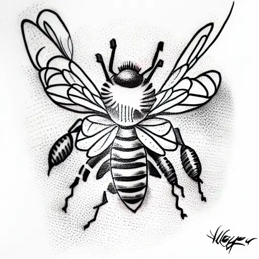 Buy BEE Temporary Tattoo Bee Tattoo Honey Bee Realistic Bee Online in India   Etsy